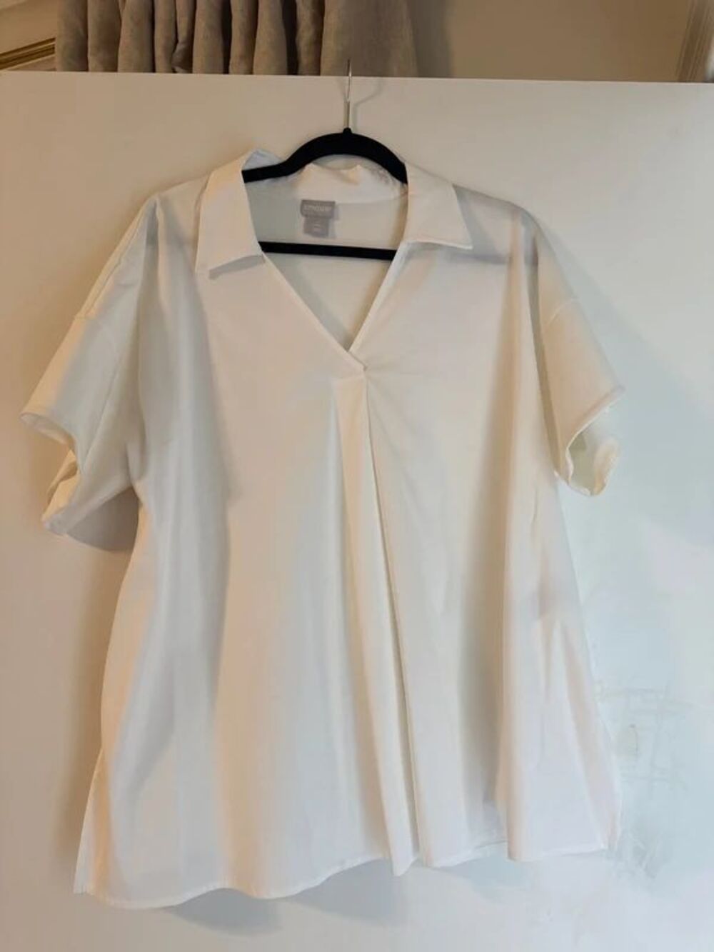 Chicos No Iron Short Sleeve Tunic - Size 2